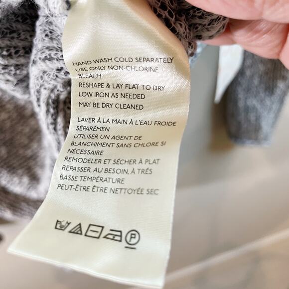 NWT Free People Women's Bright Lights Oversize Sweater Obsidian Glass Size XS - Picture 10 of 10